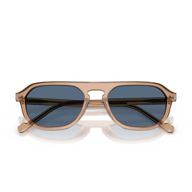 Vogue Occhiali da Sole VO5752S 318980 Marrone Trasparente/Blu Scuro Uomo 6