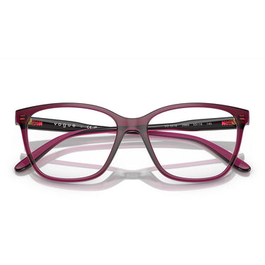 Vogue Gafas graduadas VO5518 2989 Rojo cereza oscuro Transparente/Transparente Mujer