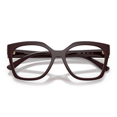 Vogue Occhiali da Vista VO5691 3288 Bordeaux Trasparente Donna 5