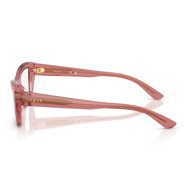 Vogue Occhiali da Vista VO5701U 3290 Rosa Antico Trasparente Trasparente Donna 3