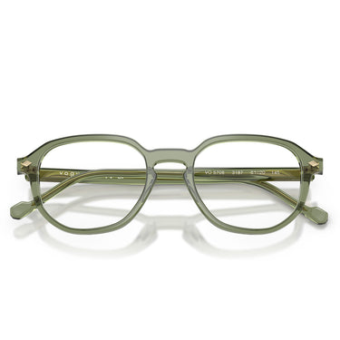 Vogue Occhiali da Vista VO5708 3187 Verde Trasparente Trasparente Uomo 5