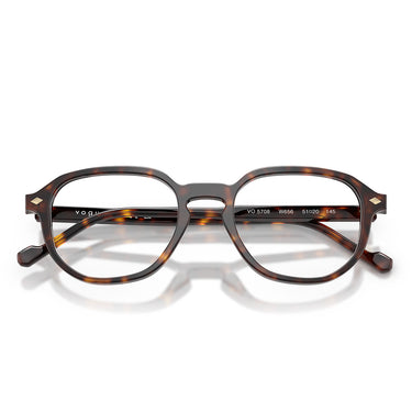 Vogue Occhiali da Vista VO5708 W656 Marrone Scuro Trasparente Uomo 5