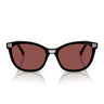 Vogue Occhiali da Vista VO5746S 20711W Nero/Trasparente con Clip Rosso Donna