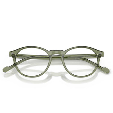 Vogue Occhiali da Vista VO5751S 28211W Verde Trasparente/Trasparente con Clip Marrone Uomo 7