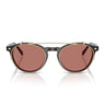 Vogue Occhiali da Vista VO5751S 29231W Grigio Trasparente/Trasparente con Clip Rossa Uomo