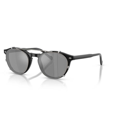 Vogue Occhiali da Vista VO5751S W44/1W Nero/Trasparente con Clip Grigio Uomo 2