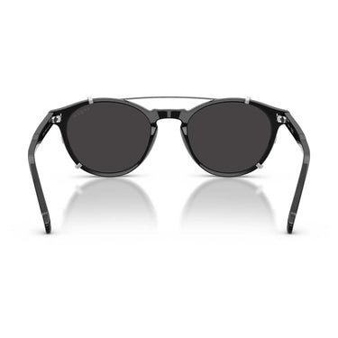 Vogue Occhiali da Vista VO5751S W44/1W Nero/Trasparente con Clip Grigio Uomo 5