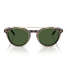 Vogue Occhiali da Vista VO5751S W6561W Marrone Scuro/Trasparente con Clip Verde Uomo