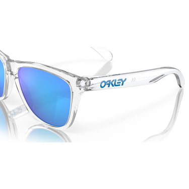 oakley Occhiali da Sole OO9013 9013D0 Frogskins Trasparente-Azzurro Unisex 5