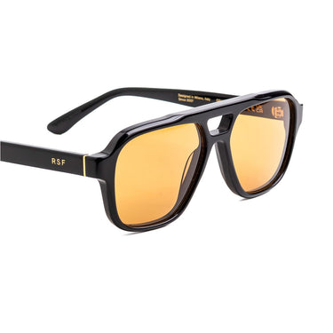 RetroSuperFuture Occhiali da Sole Maneval Refined G5U Nero/Arancione Unisex 3
