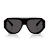 Dolce & Gabbana Okulary Przeciwsłoneczne DG4481 501 87 Czarny Ciemnoszary Męskie